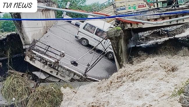 Dehradun - Haridwar Bridge Collapse Due to Heavy Rain